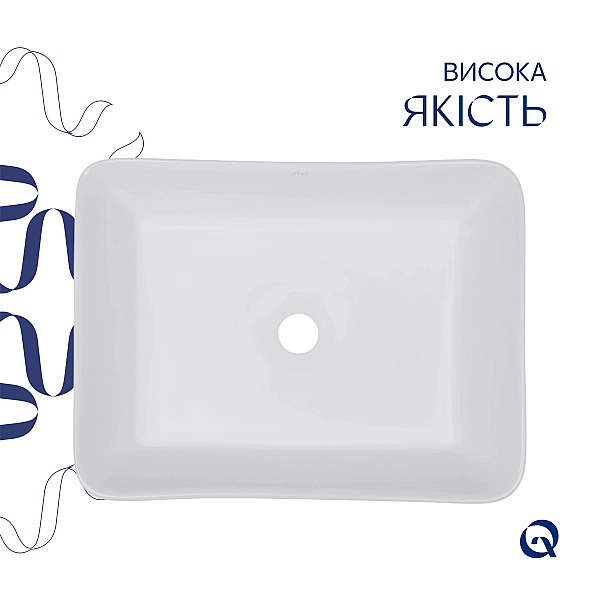 Раковина-чаша Qtap Tern 480х370х135 White QT17116069W - Фото - 4