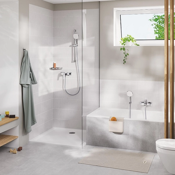 Комплект Змішувач для ванни Cubeo + Душовий набір Tempesta 110 BF101813TR Grohe - Фото - 2