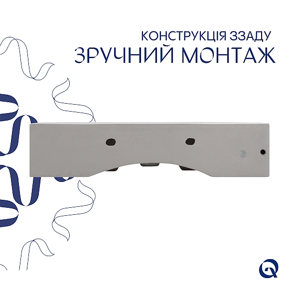 Раковина Qtap Nando LT 610х420х140 White QT12116146W - Фото - 5