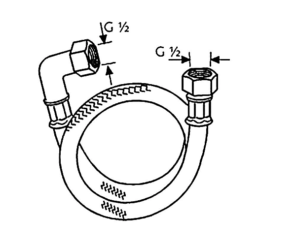 Шланг високого тиску Nirosta (115000-00), Kludi - Фото - 2