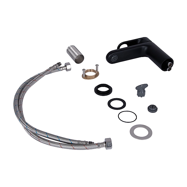 Змішувач для раковини Qtap Jay QTJAY270BLM45545 Black Matt - Фото - 4