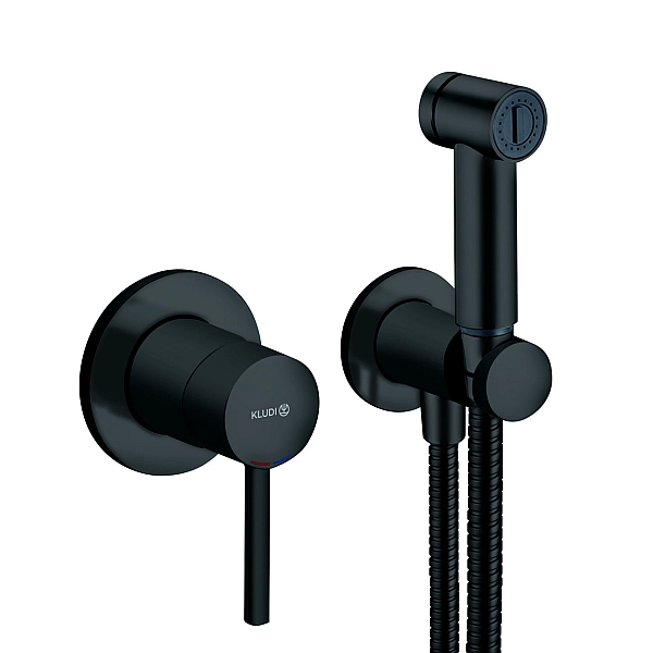 Підключення душового шланга DN 15 A-QA (6054739-00) чорний, Kludi - Фото - 2