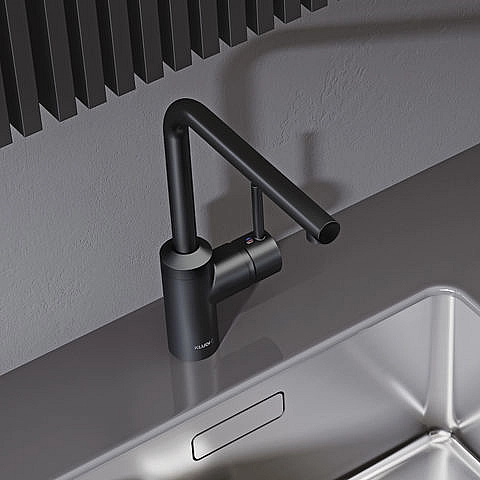 Змішувач для кухні DN 15 L-ine 428143977 чорний Kludi - Фото - 2