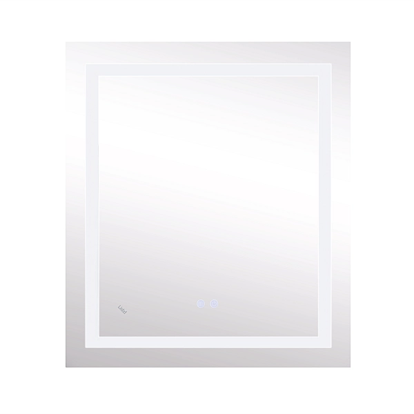 Дзеркало Lidz Kubis 700х800 з LED-підсвічуванням Touch, з антизапотіванням, з димером, рег. яскравості LD78LF9048070 - Фото - 4