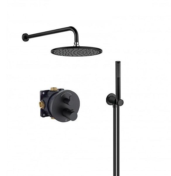 Душова система 7 в 1 Nova Fonte 208313915 Black matt Kludi