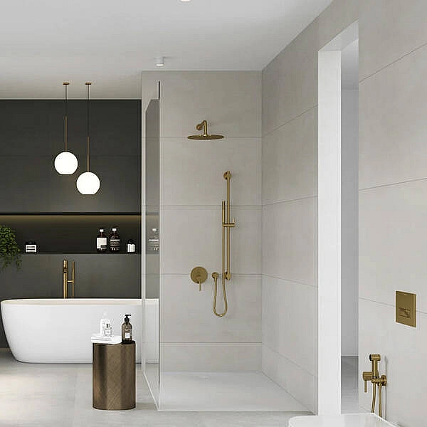 Верхній душ DN 15 A-QA 64330N0-00 Brushed gold Kludi - Фото - 2