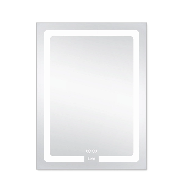 Дзеркало Lidz Kubis 600х800 з LED-підсвічуванням Touch, з антизапотіванням, з димером, рег. яскравості LD78LF9376080 - Фото - 4