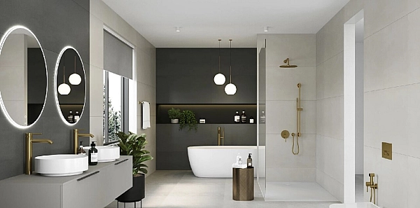 Підключення душового шланга DN 15 A-QA 60547N0-00 Brushed gold Kludi - Фото - 2