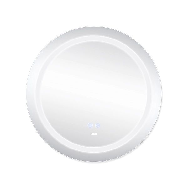 Дзеркало Lidz Aria R600 з LED-підсвічуванням Touch, з антизапотіванням, з димером, рег. яскравості LD78LR600 - Фото - 4