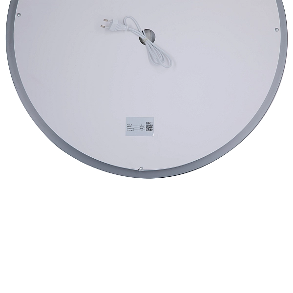 Дзеркало Lidz Aria R600 з LED-підсвічуванням Touch, з антизапотіванням, з димером, рег. яскравості LD78LR600 - Фото - 7