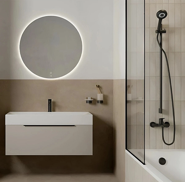 Змішувач для умивальника X1 322883975 чорний matt Kludi - Фото - 2