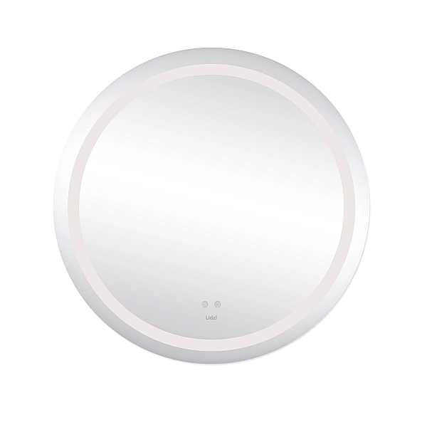 Зеркало Lidz Aria R800 с LED-подсветкой Touch, с антизапотеванием, с диммером, рег. яркости LD78LR800 - Фото - 3