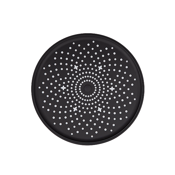 Лейка для верхнего душа Qtap Hlavova D 230 мм округлая QTHLA107BLM45788 Black Matt - Фото - 4