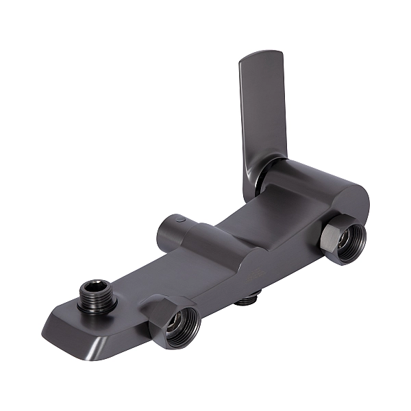 Душова система для душу Qtap Slavonice на два споживача QTSLA110GMB45913 Gunmetal Black PVD - Фото - 7