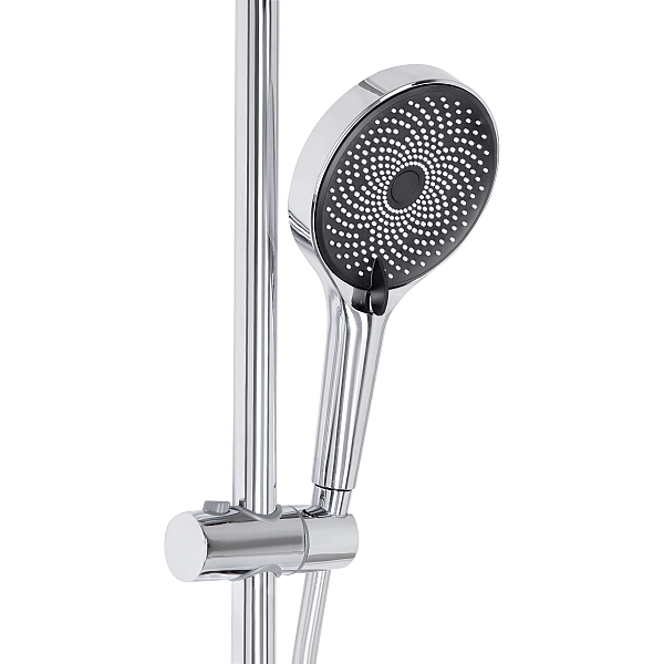 Душевая система универсальная Qtap Slavonice на три потребителя (с изливом) QTSLA111CRM45909 Chrome - Фото - 5