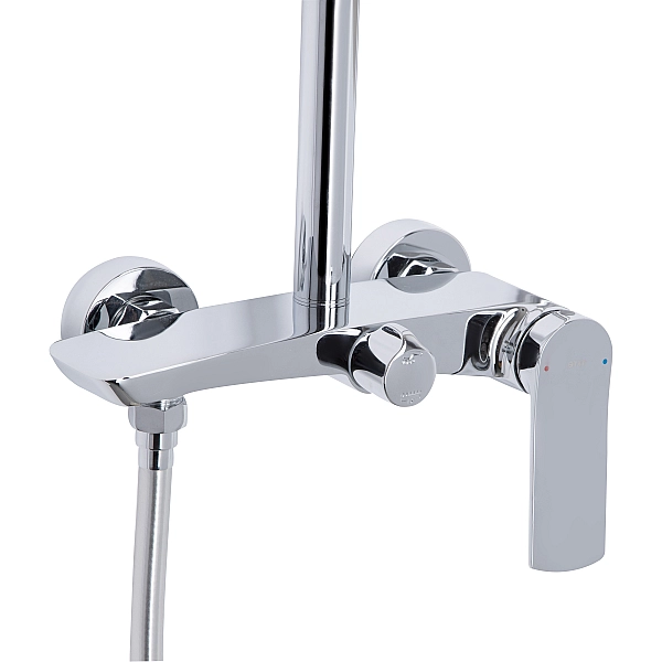 Душова система для душу Qtap Slavonice на два споживача QTSLA110CRM45912 Chrome - Фото - 3