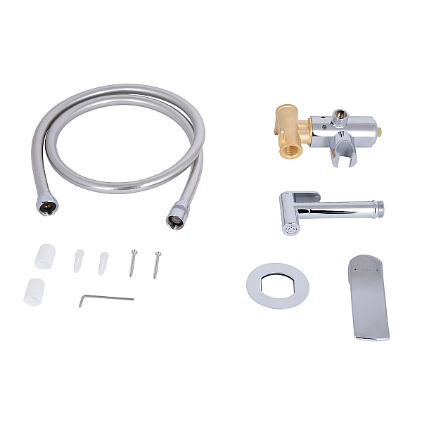 Набор для гігієнічного душу Qtap Slavonice округлий QTSLA262CRM45915 Chrome - Фото - 6