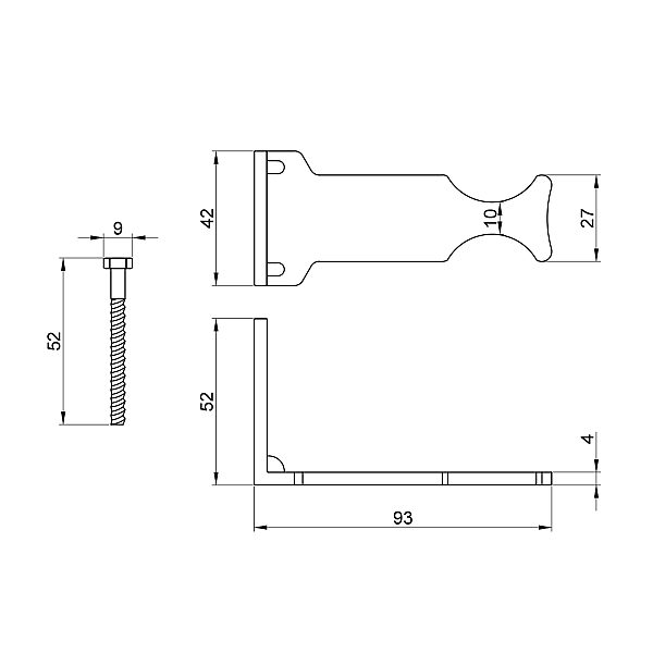Крепление радиаторное Thermo Alliance Standart боковое SD114 - Фото - 2