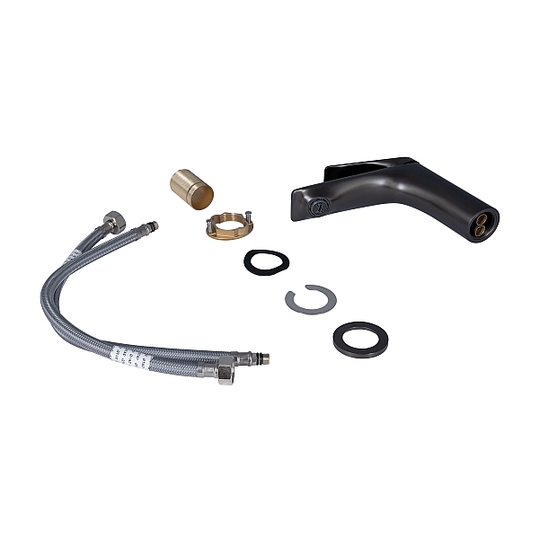 Змішувач для раковини Qtap Vlasta New QTVLA270GMB45641 Gunmetal Black PVD - Фото - 4