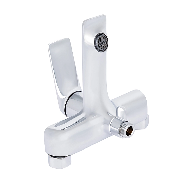 Смеситель для ванны Qtap Vlasta New (c душевым гарнитуром) QTVLA259CRM45642 Chrome - Фото - 3