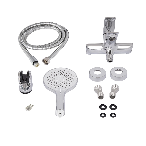 Смеситель для ванны Qtap Vlasta New (c душевым гарнитуром) QTVLA259CRM45642 Chrome - Фото - 5