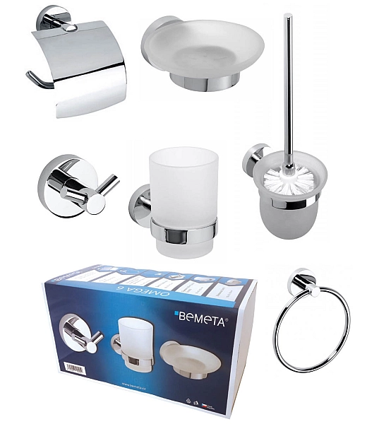 Набір аксесуарів 6 в 1 Omega (204601), Bemeta - Фото - 2