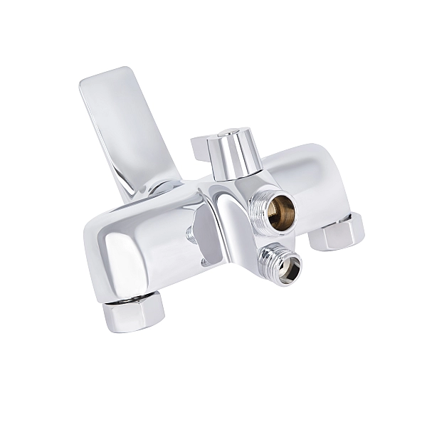 Змішувач для ванни Qtap Vlasta New з довгим поворотним виливом (з душовим гарнітуром) QTVLA260CRM45644 Chrome - Фото - 3