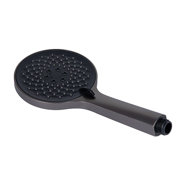 Змішувач для ванни Qtap Vlasta New з довгим поворотним виливом (з душовим гарнітуром) QTVLA260GMB45645 Gunmetal Black PVD - Фото - 5