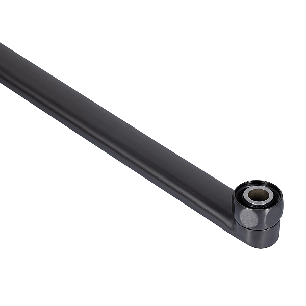 Змішувач для ванни Qtap Vlasta New з довгим поворотним виливом (з душовим гарнітуром) QTVLA260GMB45645 Gunmetal Black PVD - Фото - 6