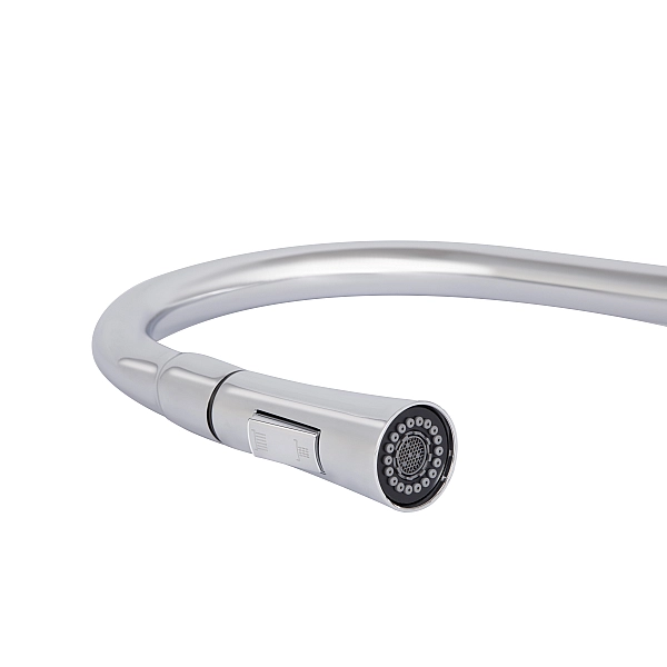 Змішувач для кухні Qtap Vlasta New з висувним виливом QTVLA344CRM45646 Chrome - Фото - 5