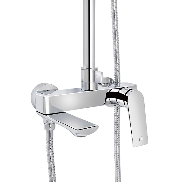 Душова система універсальна Qtap Vlasta New на три споживача (з виливом) QTVLA111CRM45650 Chrome - Фото - 3