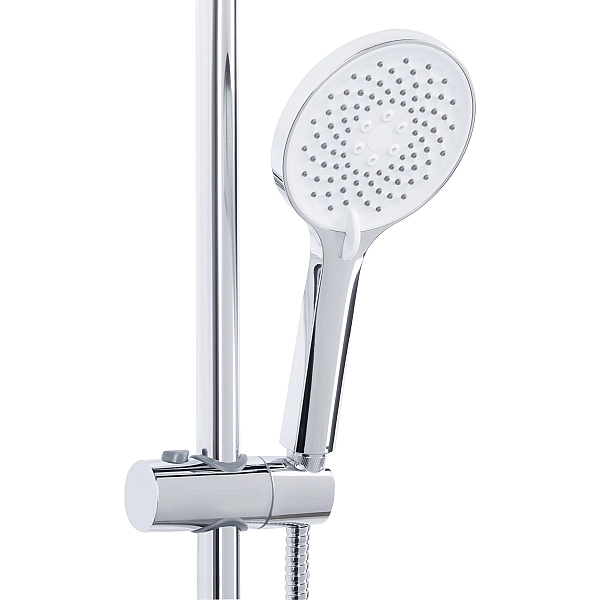 Душова система універсальна Qtap Taurus на три споживача (з виливом) QTTAU111CRM45665 Chrome - Фото - 5