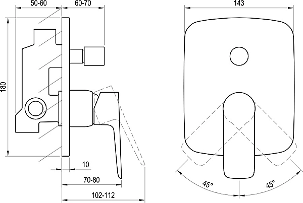 Змішувач CL 061.00 Classic X070086 RAVAK - Фото - 2