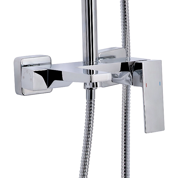 Душова система універсальна Qtap Gemini на три споживача (з виливом) QTGEM111CRM45685 Chrome - Фото - 3