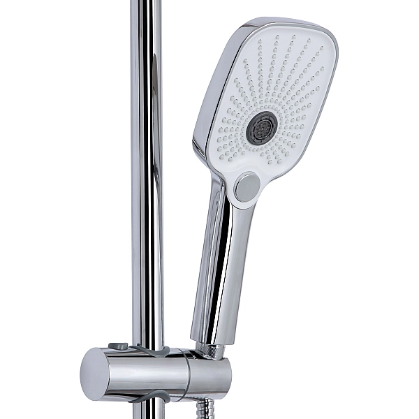 Душова система універсальна Qtap Gemini на три споживача (з виливом) QTGEM111CRM45685 Chrome - Фото - 4