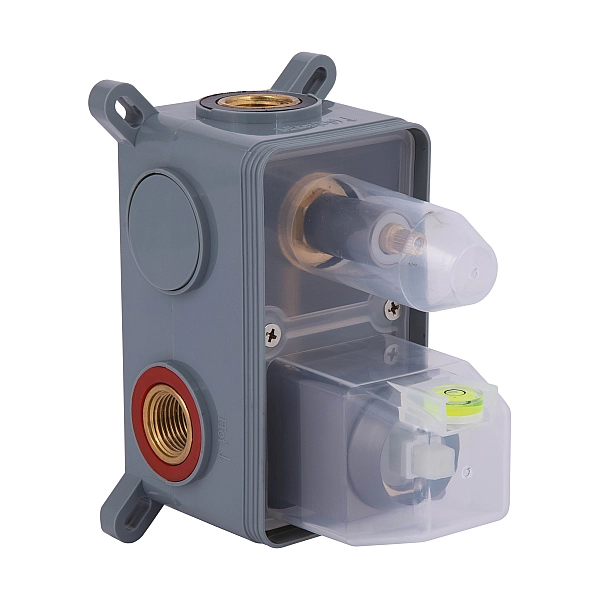 Душова система для душу Qtap Gemini прихованого монтажу на два споживача QTGEM113GMB45698 Gunmetal Black PVD - Фото - 10