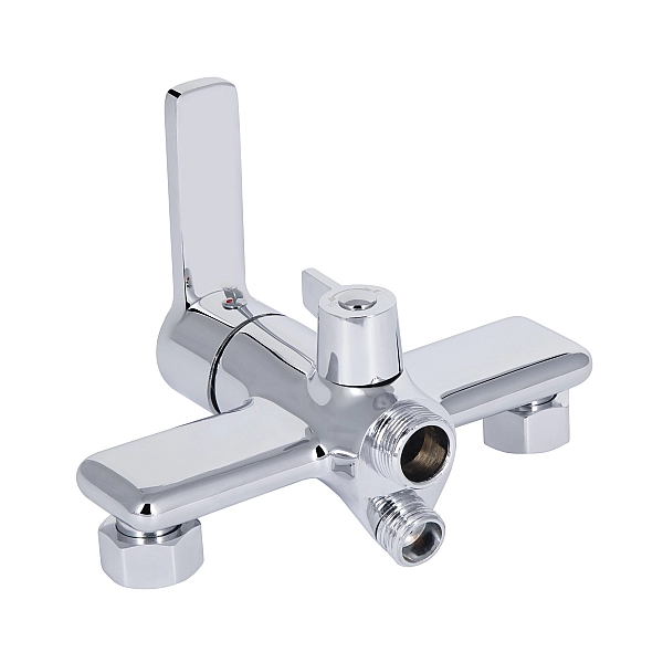 Змішувач для ванни Qtap Taurus з довгим поворотним виливом (з душовим гарнітуром) QTTAU260CRM45663 Chrome - Фото - 4