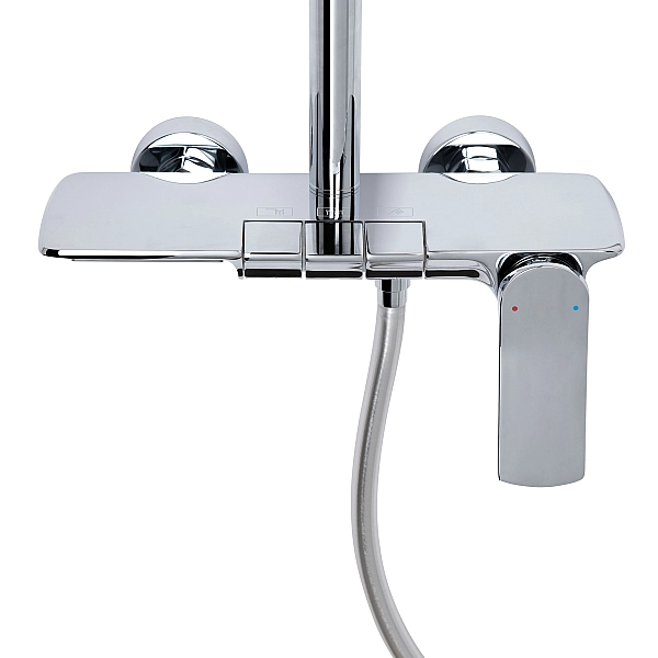 Душова система універсальна Qtap Slavonice на три споживача (з виливом) QTSLA111CRM45904 Chrome - Фото - 11