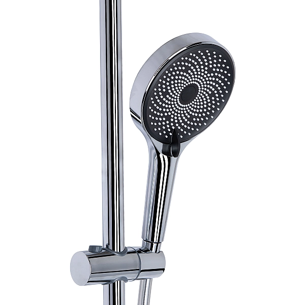 Душова система універсальна Qtap Slavonice на три споживача (з виливом) QTSLA111CRM45904 Chrome - Фото - 4