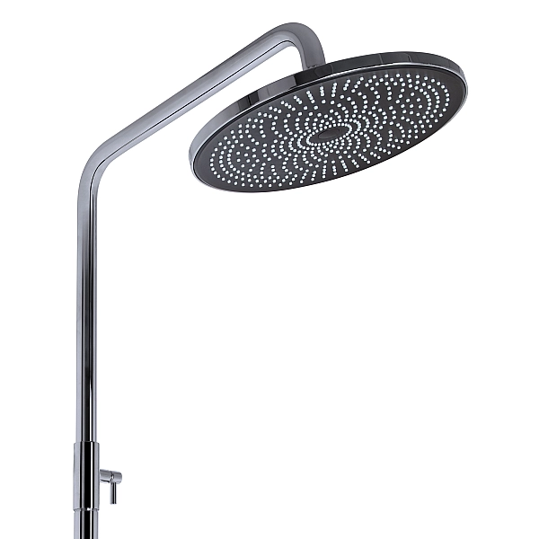 Душова система універсальна Qtap Slavonice на три споживача (з виливом) QTSLA111CRM45904 Chrome - Фото - 5