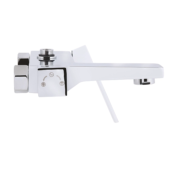 Душевая система универсальная Qtap Gemini на три потребителя (с изливом) QTGEM111CRW45687 Chrome/White - Фото - 11