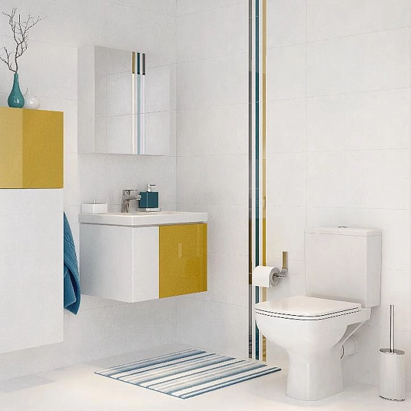 Компакт 575 Colour Clean On 011 з кришкою дюропласт soft-close (CCKZ1013501894), Cersanit - Фото - 2