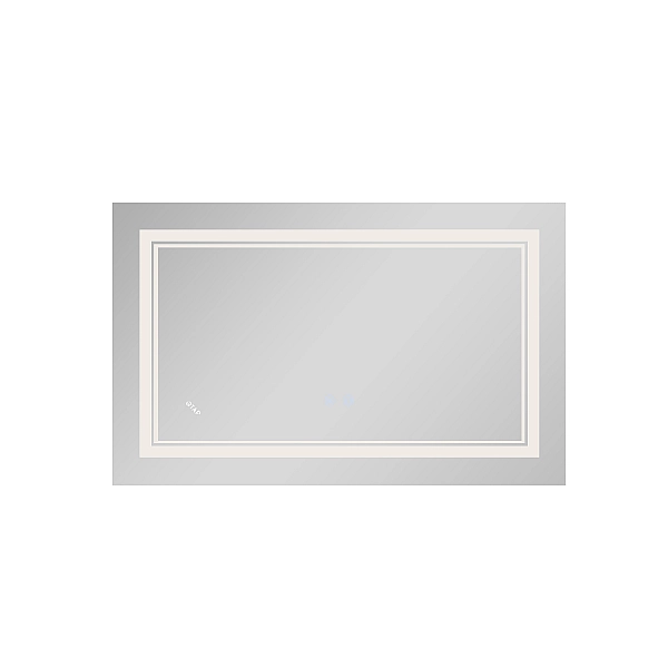 Зеркало Qtap Cardinal (CA1) 800х500 с LED-подсветкой Touch, с антизапотеванием, с диммером, рег. темп. цвета (3000-6500K) Reverse QT0478C5080 - Фото - 6