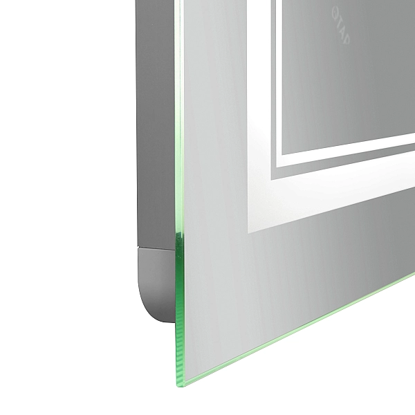 Зеркало Qtap Cardinal (CA1) 800х500 с LED-подсветкой Touch, с антизапотеванием, с диммером, рег. темп. цвета (3000-6500K) Reverse QT0478C5080 - Фото - 8