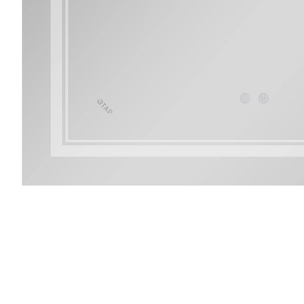 Зеркало Qtap Cardinal (CA1) 800х500 с LED-подсветкой Touch, с антизапотеванием, с диммером, рег. темп. цвета (3000-6500K) Reverse QT0478C5080 - Фото - 10