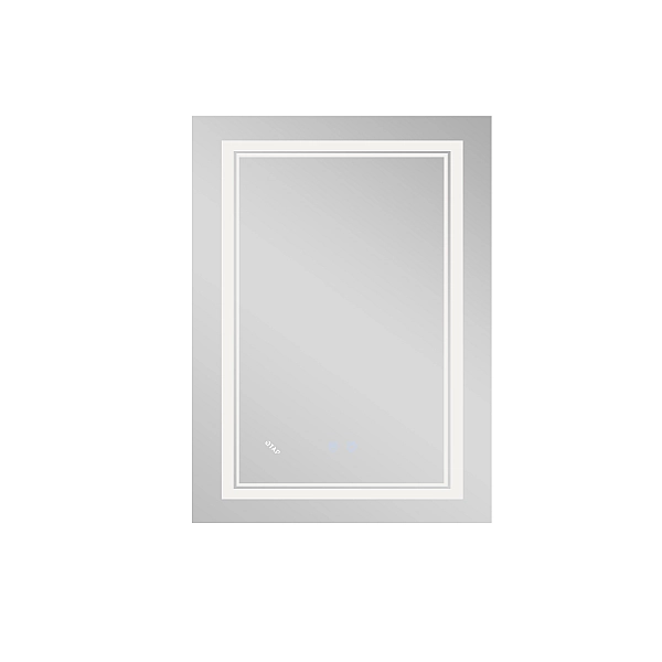 Дзеркало Qtap Cardinal 600х800 з LED-підсвічуванням Touch, з антизапотіванням, з димером, рег. темп. кольору (3000-6500K) QT0478C6080 - Фото - 3