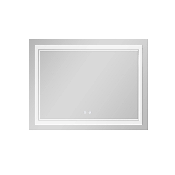 Дзеркало Qtap Cardinal (CA1) 1000х800 з LED-підсвічуванням Touch, з антизапотіванням, з димером, рег. темп. кольору (3000-6500K) QT0478C10080 - Фото - 3