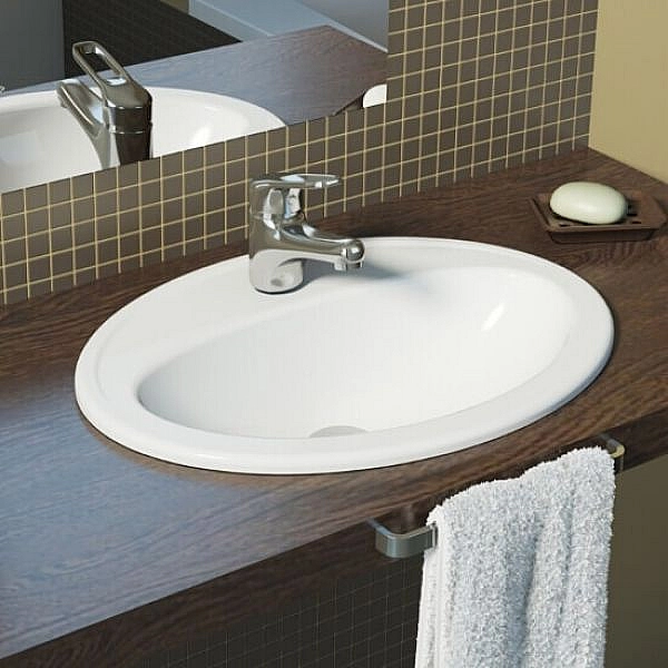 Умивальник Rodeo 520x410 (А327866000), Roca - Фото - 2