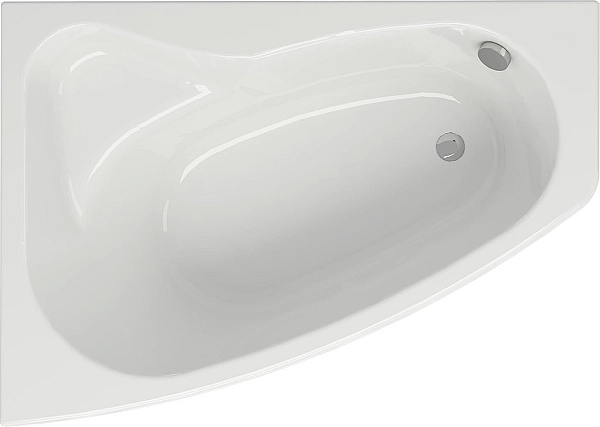 Ванна асиметрична ліва Sicilia 150x100, Cersanit