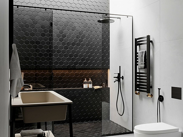 Рушникосушка Dexter 860x400 WGDEX086040KCROSX Terma - Фото - 2